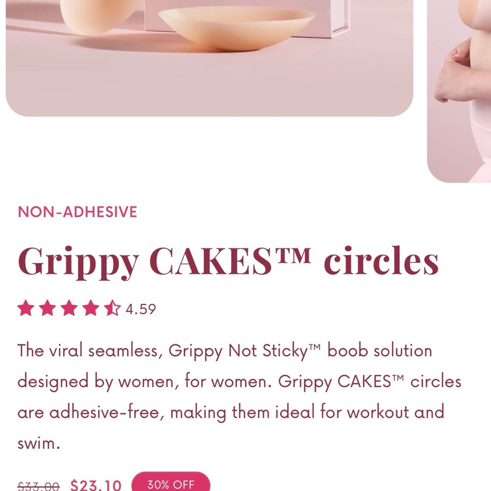 Grippy CAKES circles size OG